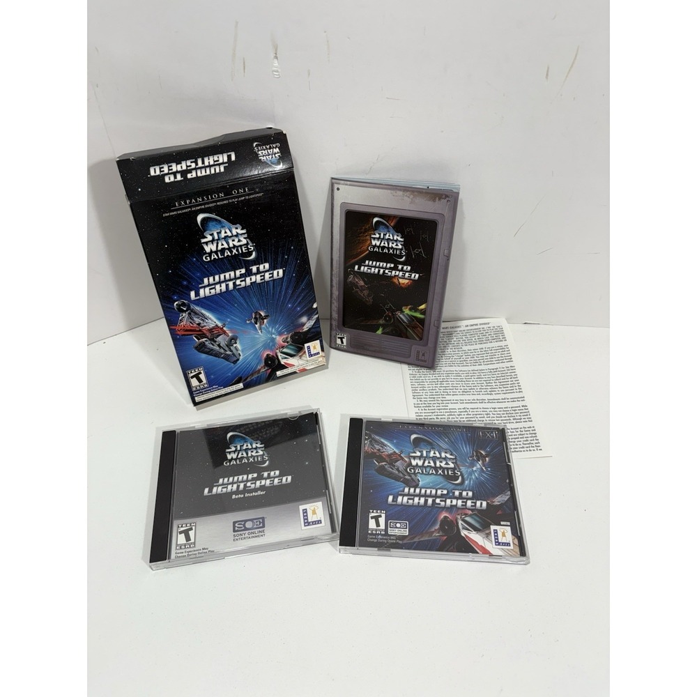 Star Wars Galaxies‎ Jump to Lightspeed Expansion One PC Retail Box 100+ Level